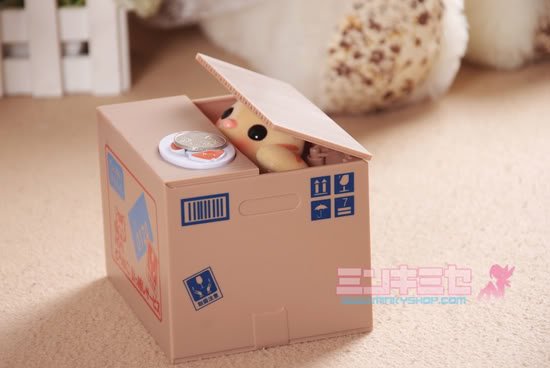 Itazura Kitty Coin Bank